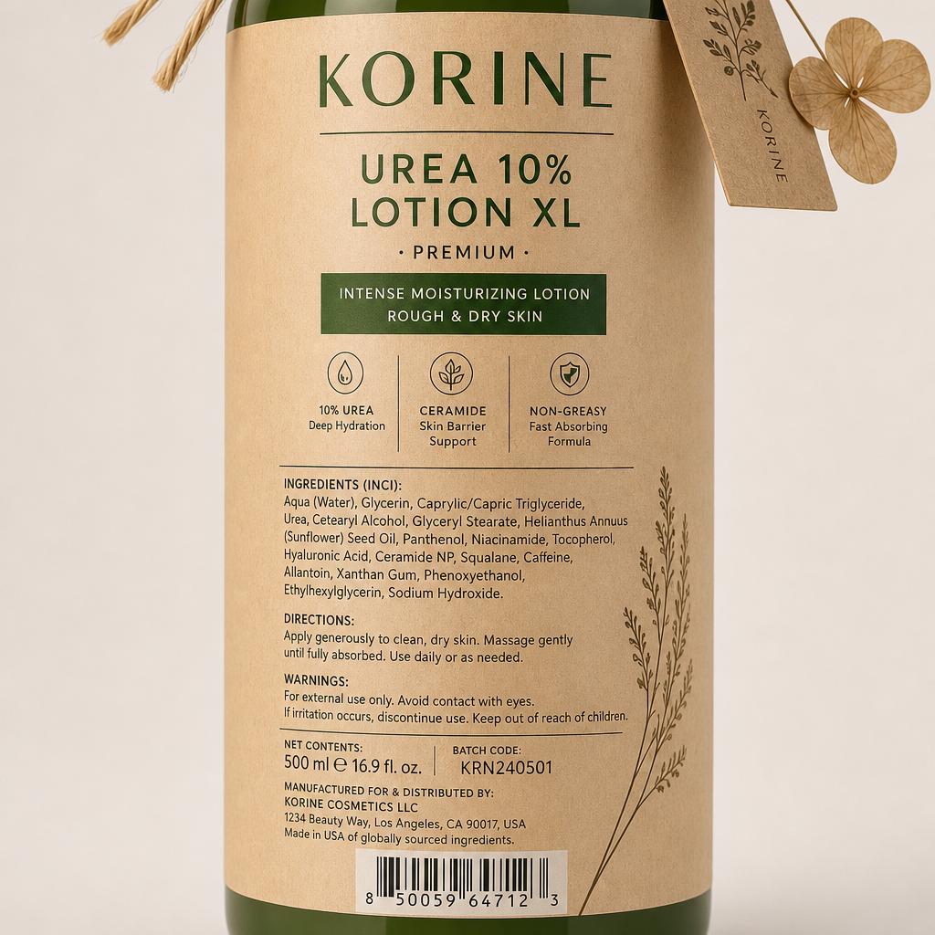 Urea 10% Lotion XL - Label detail view